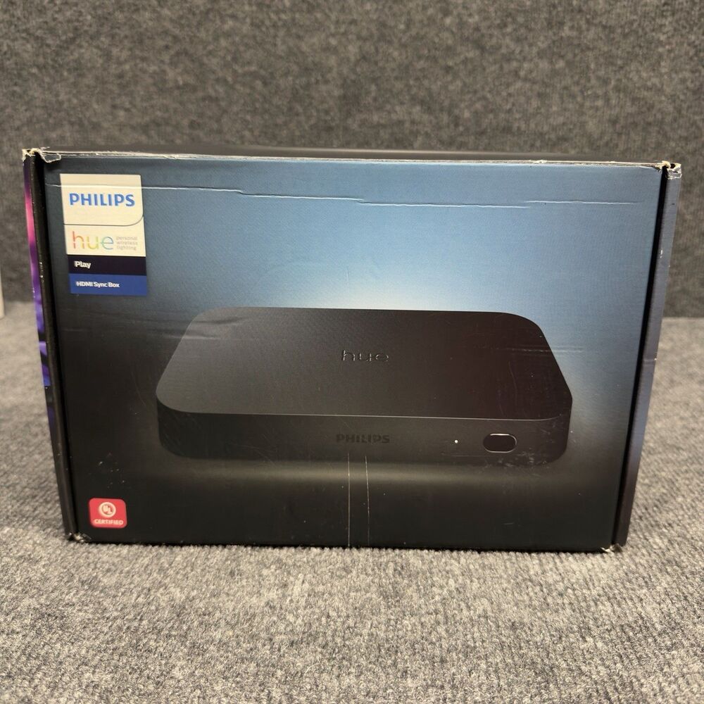 Philips Hue Play HDMI Sync Box 4K Ultra HD Model 9290022758 Boxed